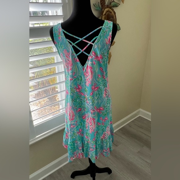 EUC Lily Pulitzer Kristen Flounce Dress with Pockets - Picture 3 of 7
